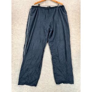 Gap Track Pants Mens 2XL 42-44 Navy Blue High Rise Drawstring Waist Ankle Zip